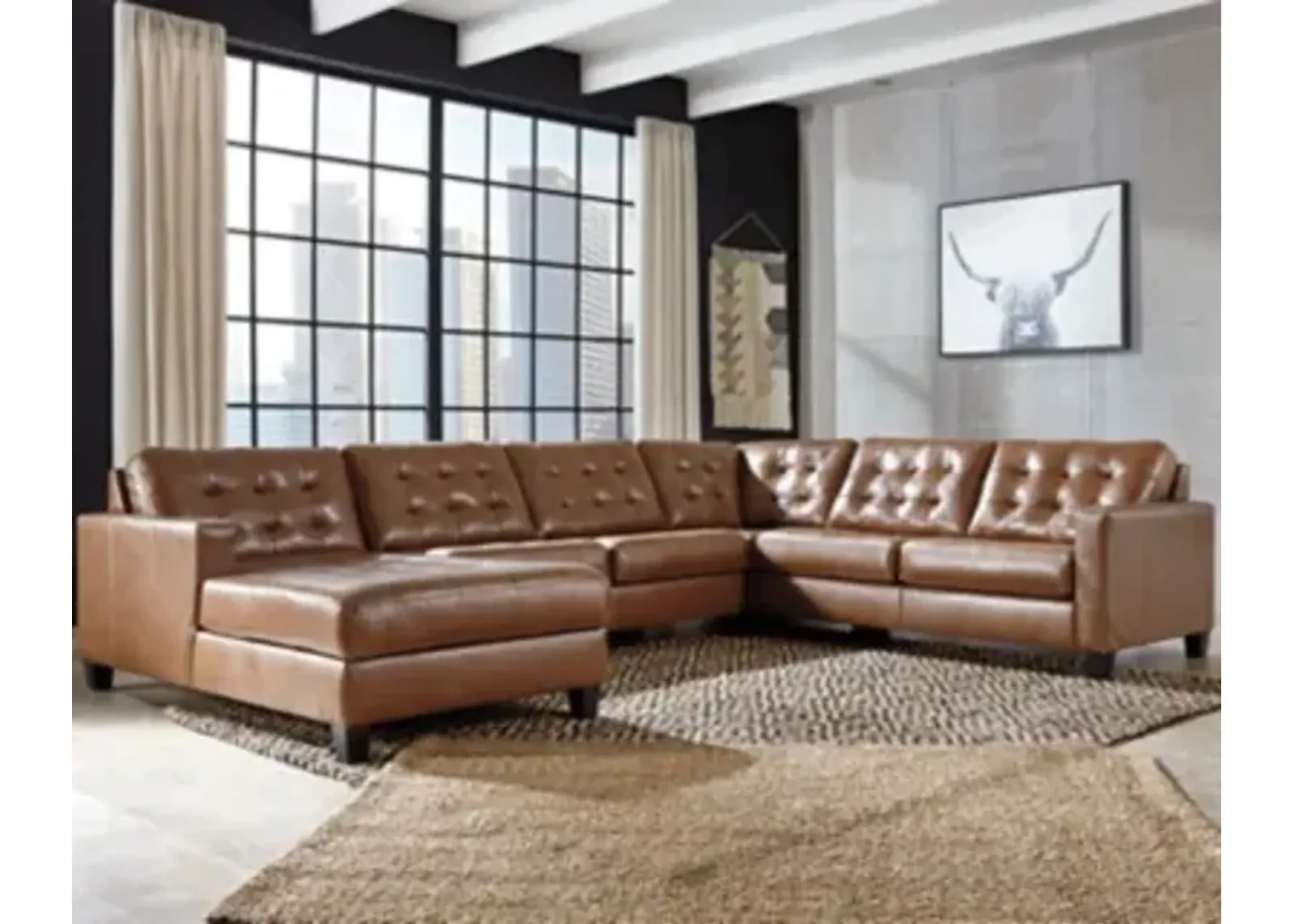 Baskove 4-Piece Sectional with Left Arm Facing Chaise