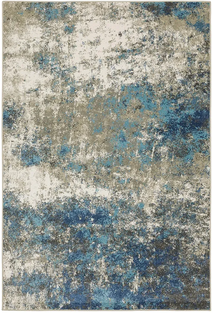 Venice 7'10" x 10' Blue Rug