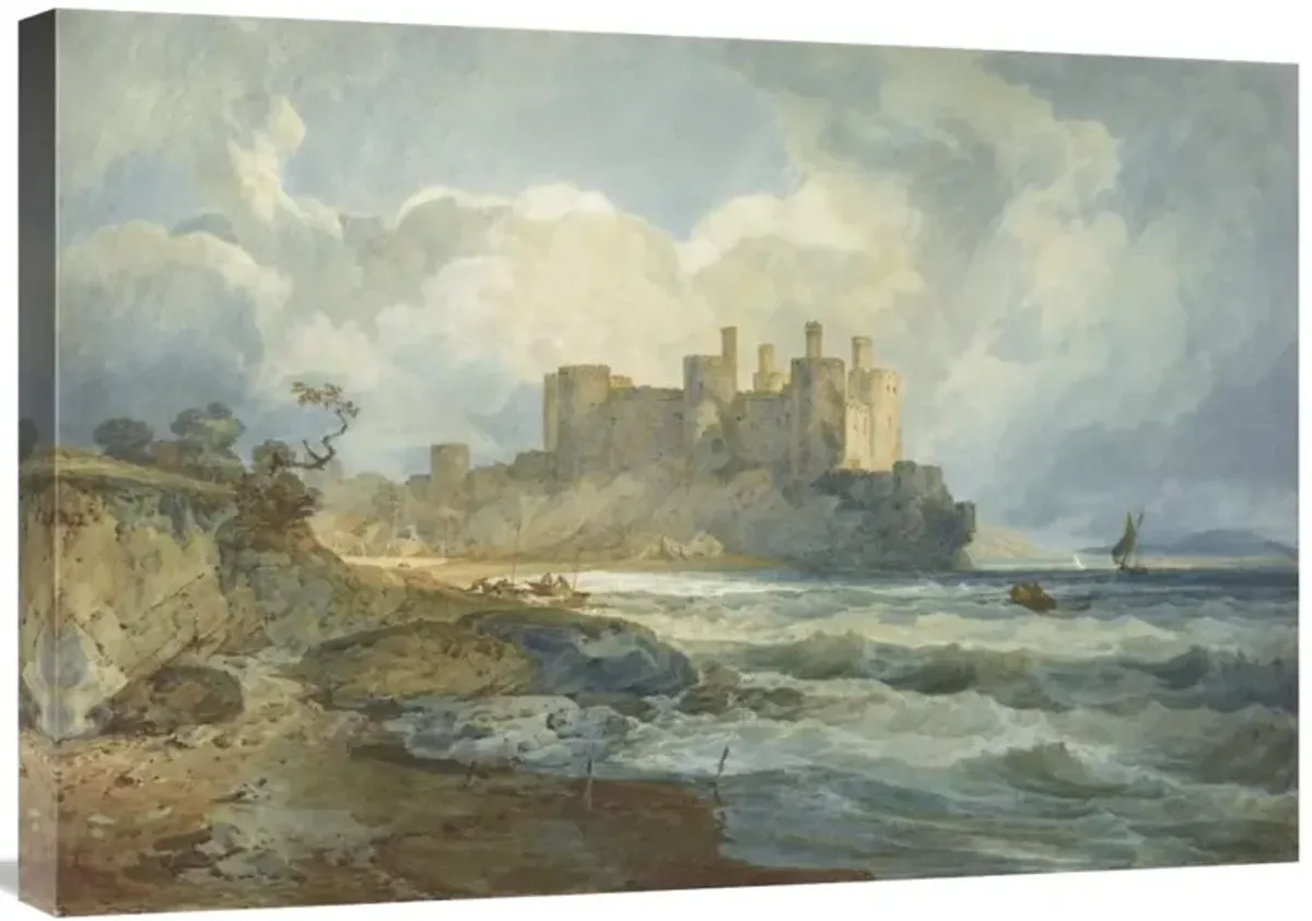Conway Castle, North Wales-Canvas Art-30x21