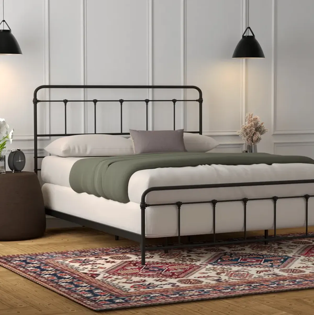 Industrial Metal Cordova Bed Frame