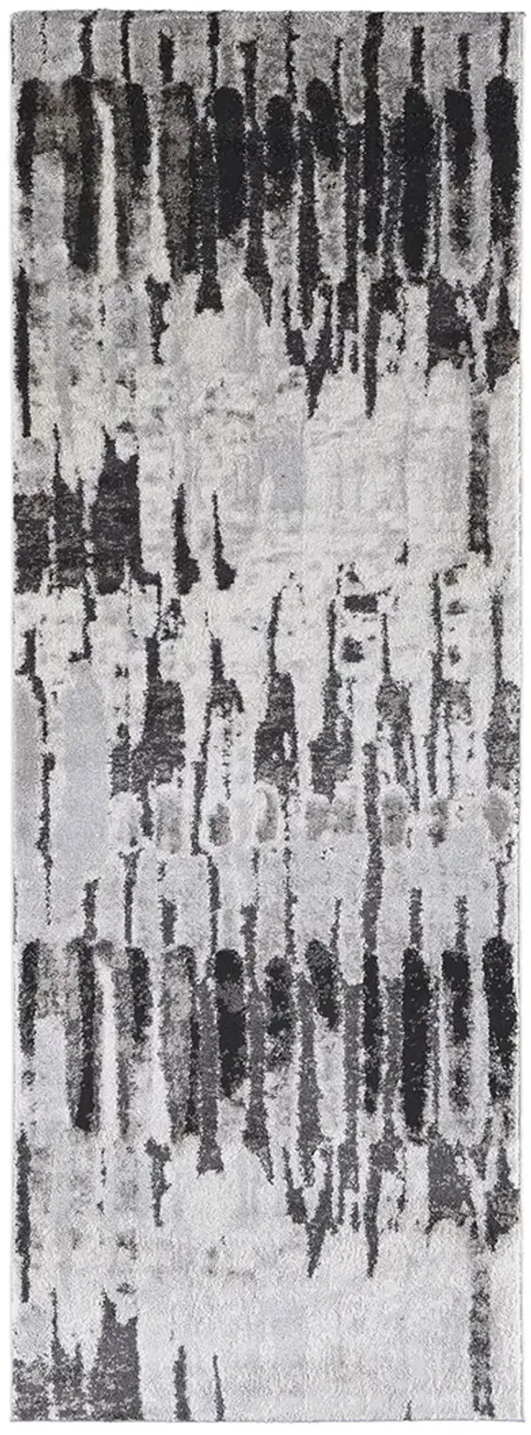 Vancouver 39FIF Ivory/Brown/Gray 2'10" x 7'10" Rug