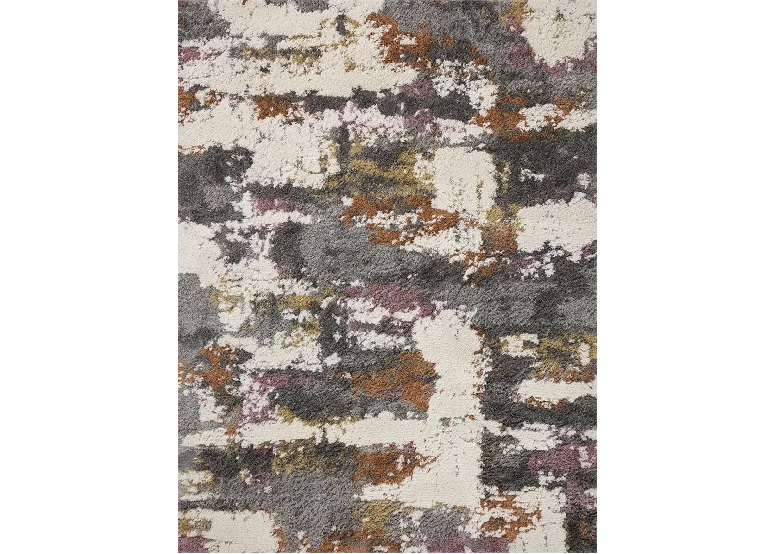 Levitt LEV04 Grey/Multi 4' x 6' Rug