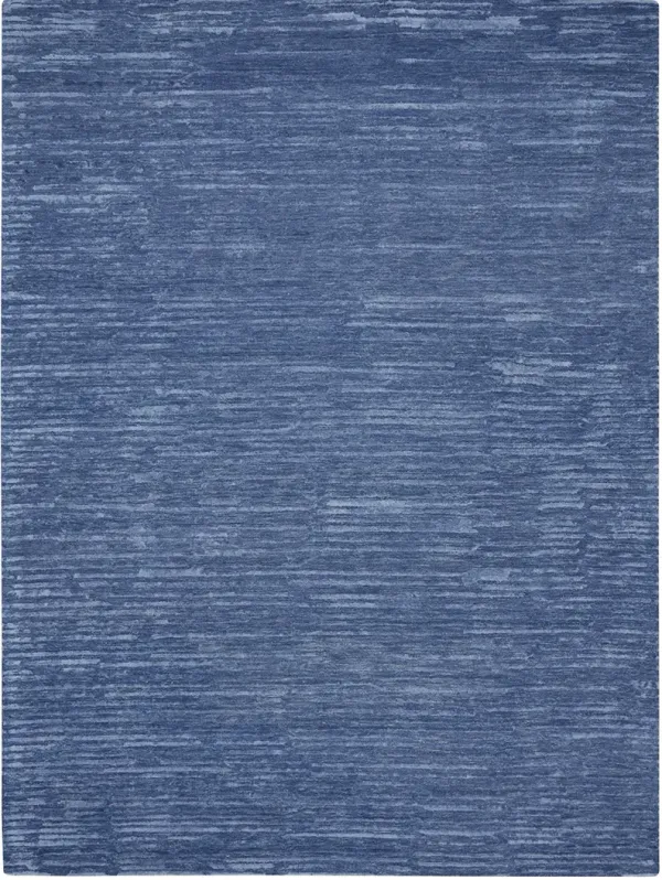 CK010 Linear LNR01 Blue 8'6" x 11'6" Rug