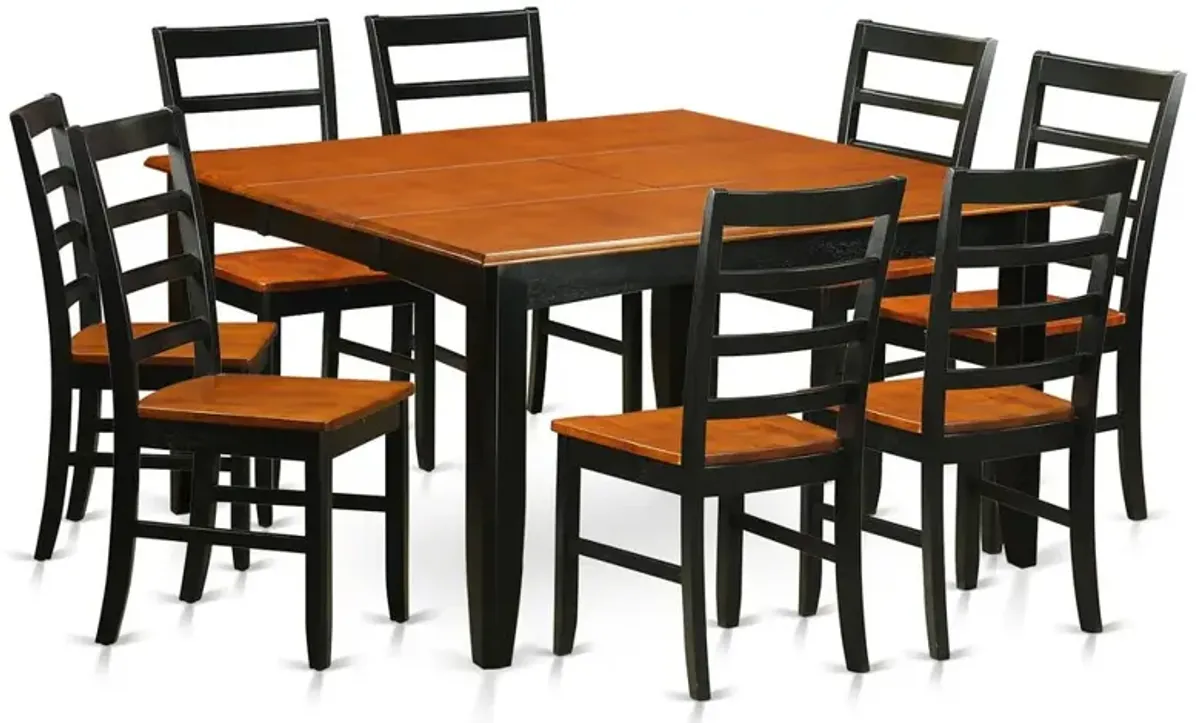 Dining Room Set Black & Cherry