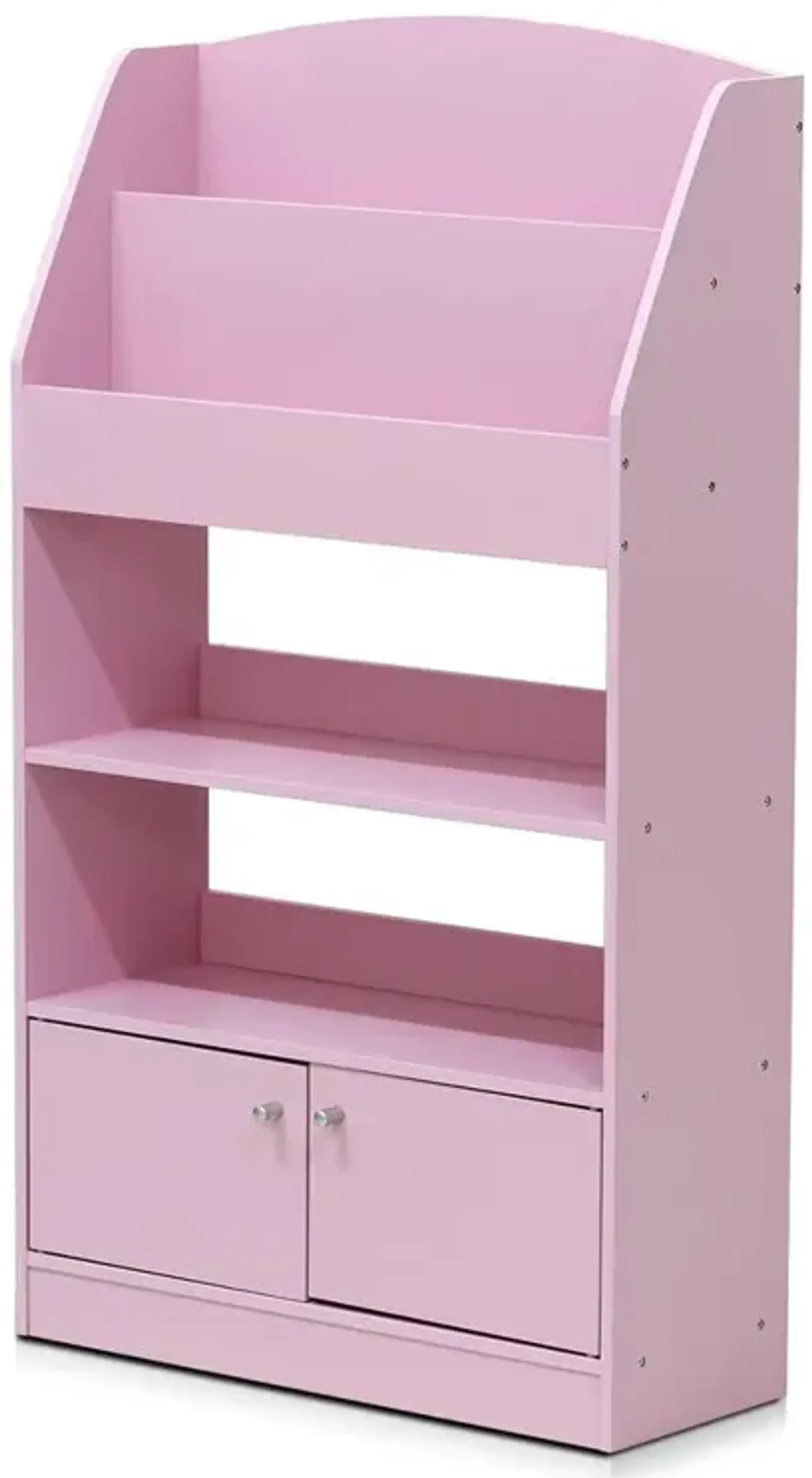 Kidkanac Magazine/Bookshelf with Toy Storage Cabinet, Light Blue