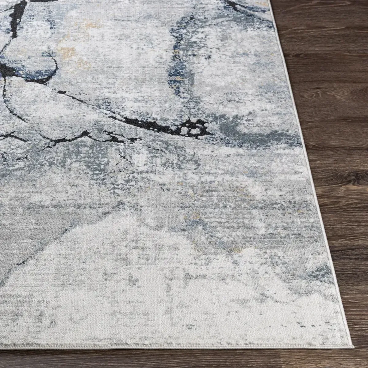 Jolie JLO-2316 6'7' Round Gray Rug