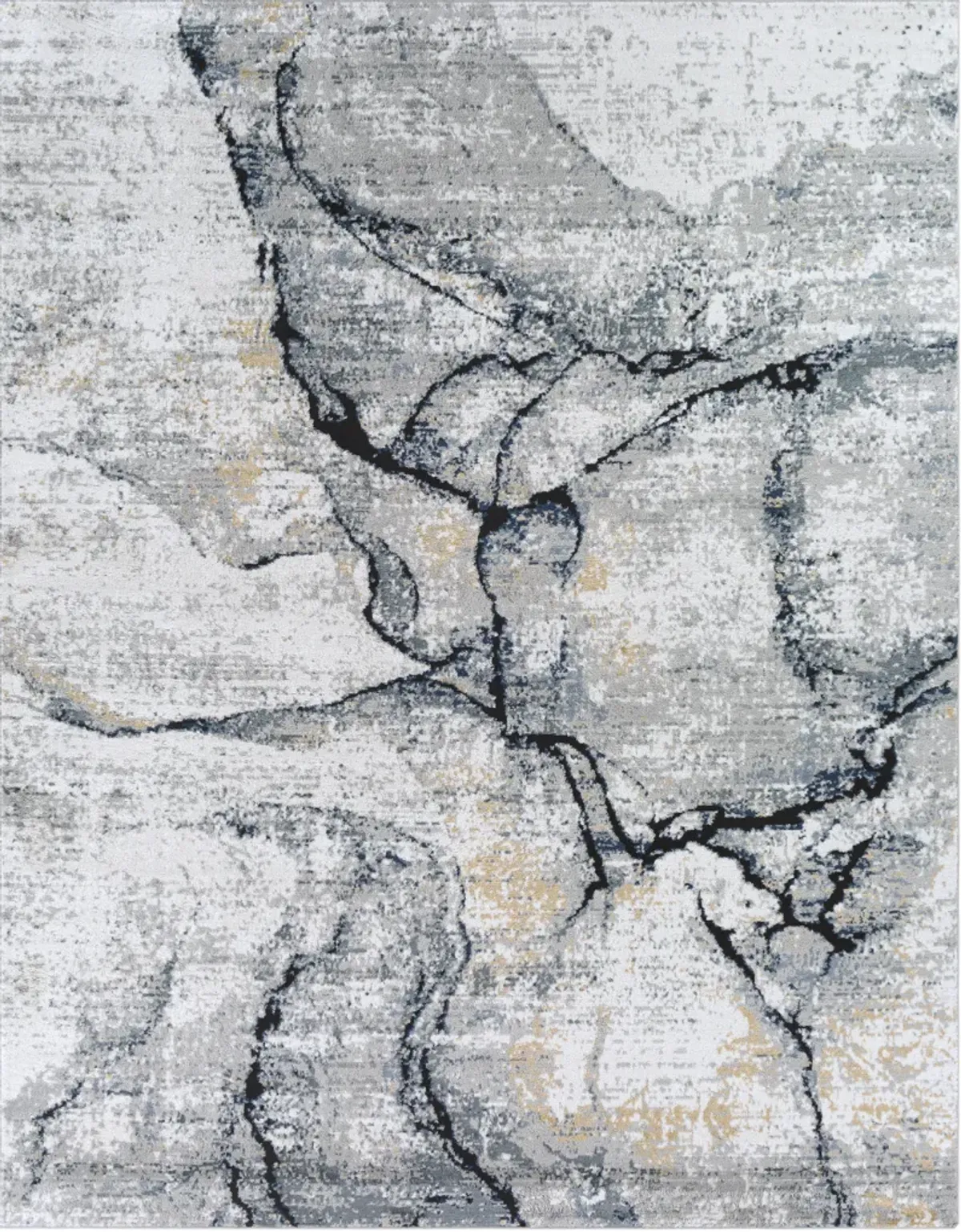 Jolie JLO-2316 6'7' Round Gray Rug