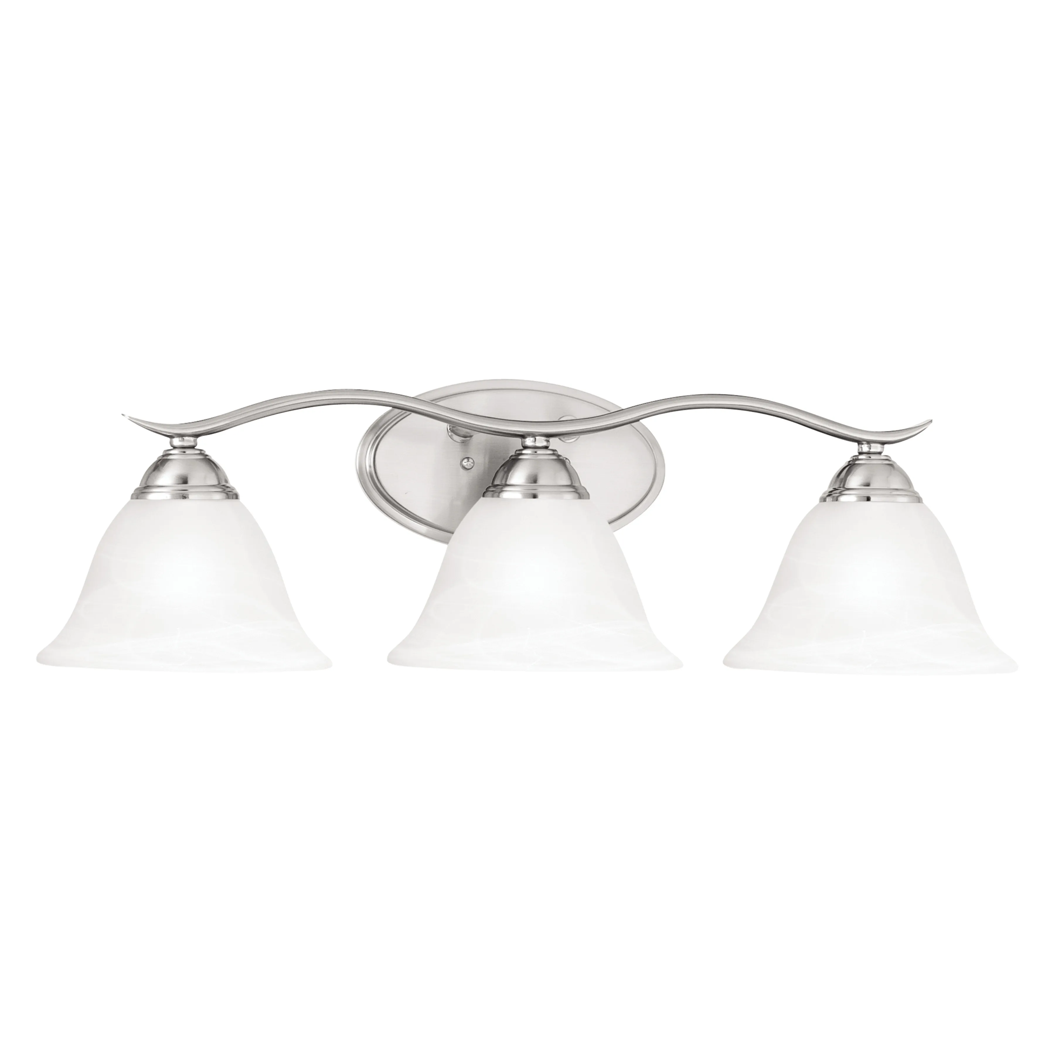 Prestige 26.5'' Wide 3-Light Silver Vanity Light