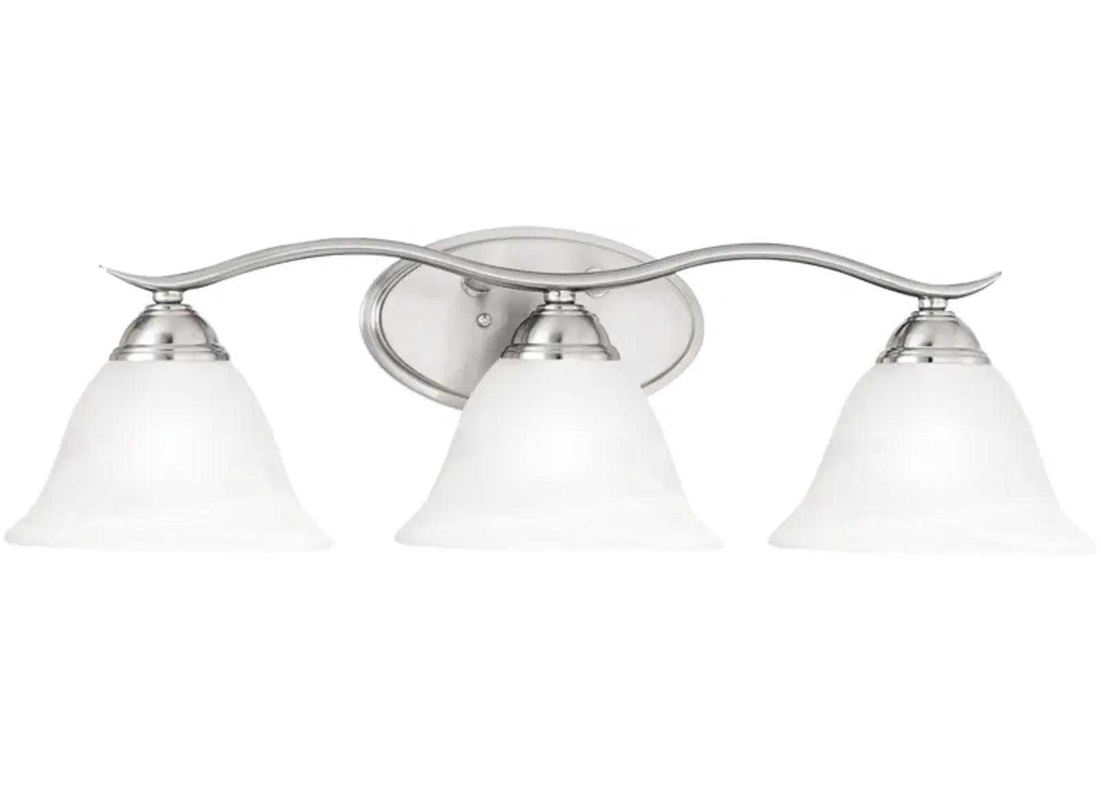 Prestige 26.5'' Wide 3-Light Silver Vanity Light