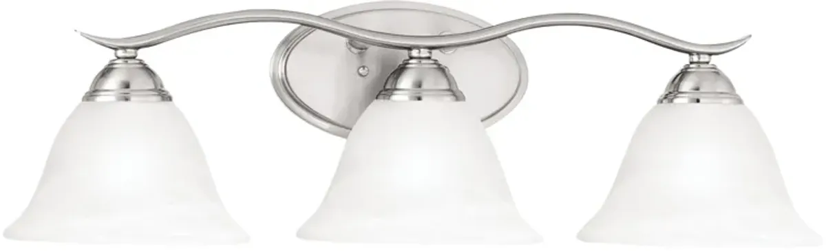 Prestige 26.5'' Wide 3-Light Silver Vanity Light