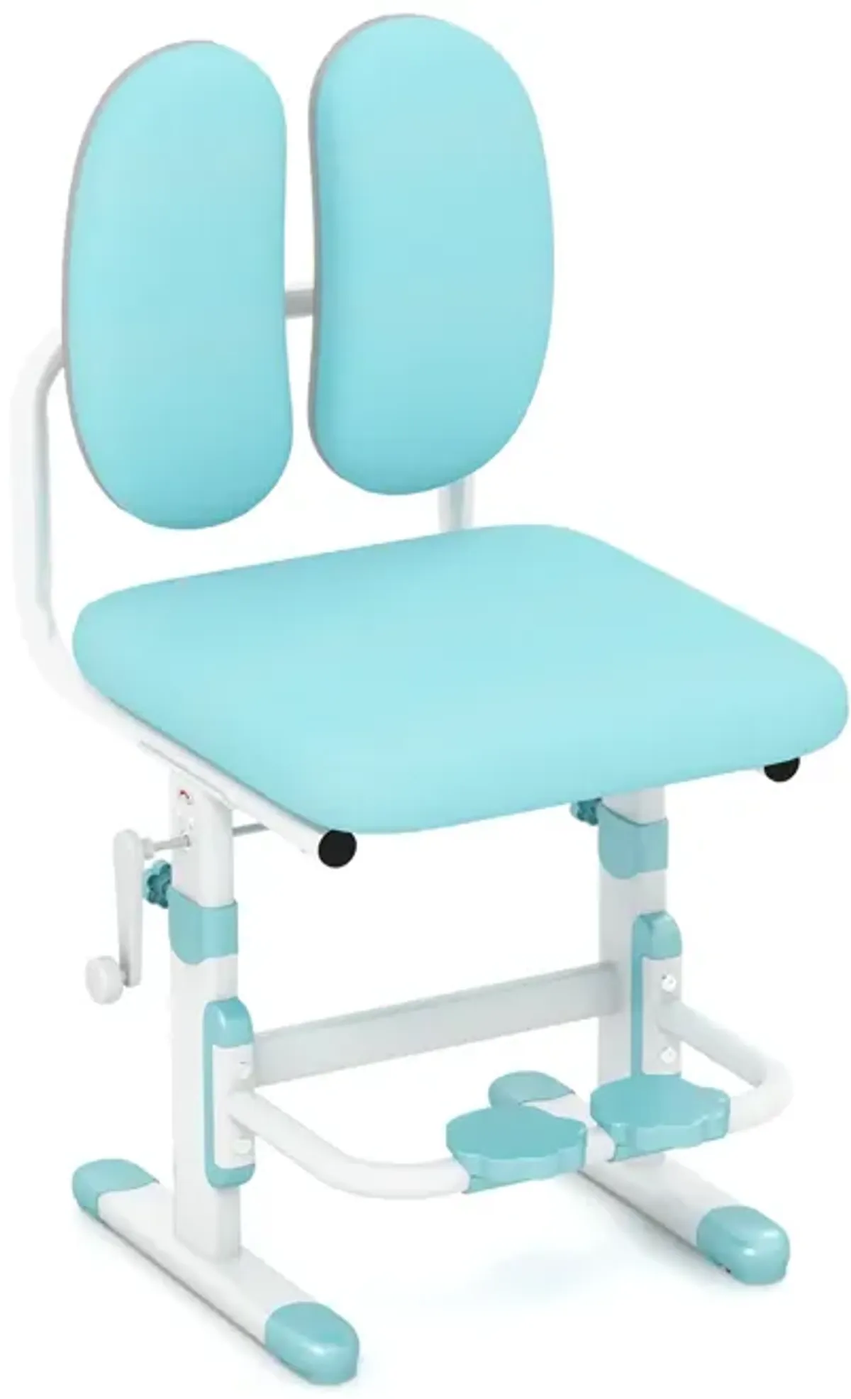 Ergonomic Height-Adjustable Kids Study Chair with Double Back Support for Comfort and Posture