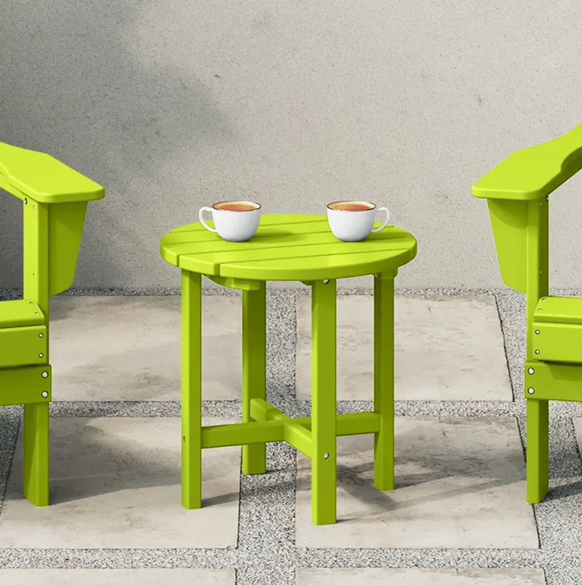 WestinTrends Adirondack Round Outdoor Side Table