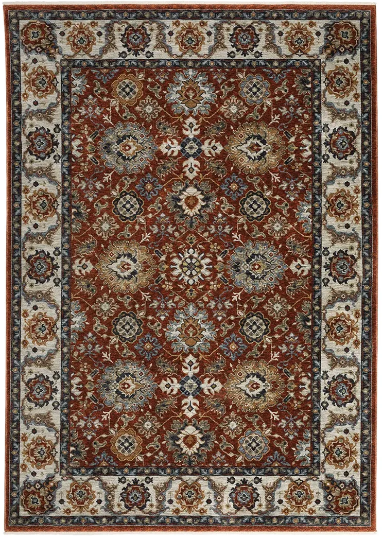 Aberdeen 7'10" x 10'10" Red Rug