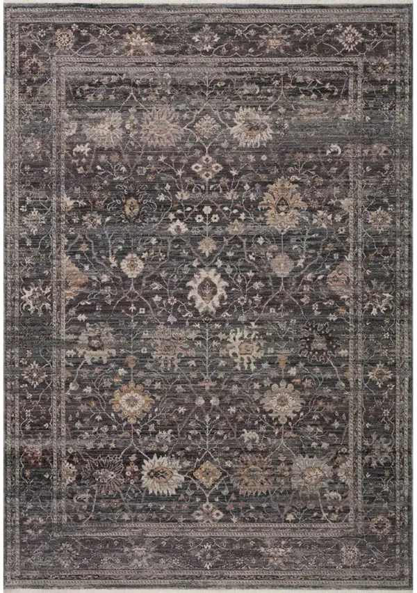 Lyra LYR04 Ink/Multicolor 5'3" x 7'9" Rug