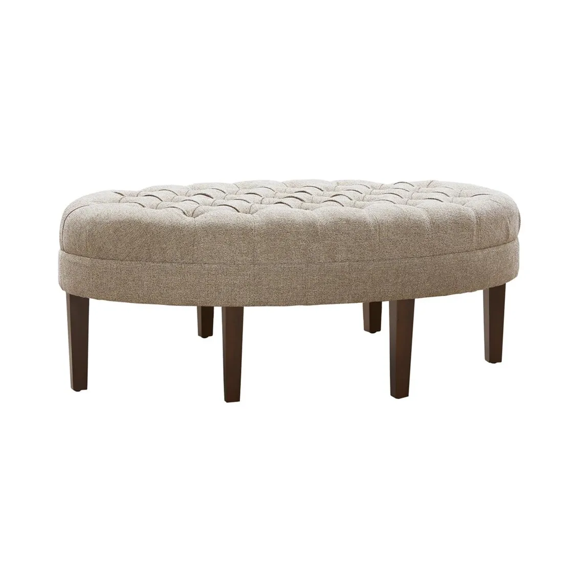 Belen Kox Button Tufted Surfboard Ottoman Bench, Belen Kox