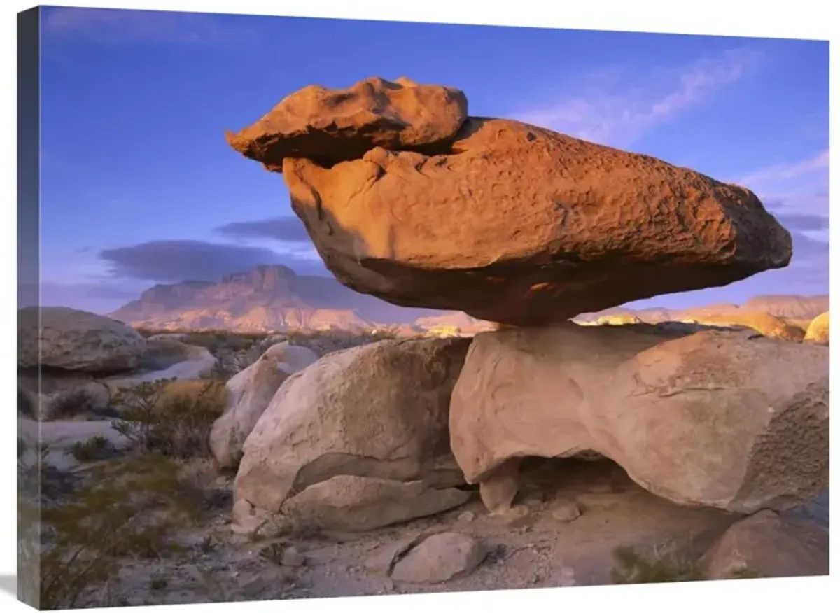 El Capitan and Balanced Rock, Guadalupe Mountains National Park, Texas-Canvas Art-32x24