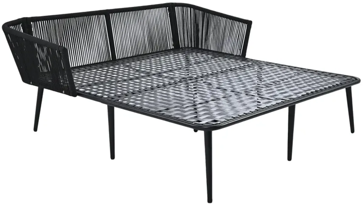 Merax Outdoor Patio Daybed Sofa for 2 Person