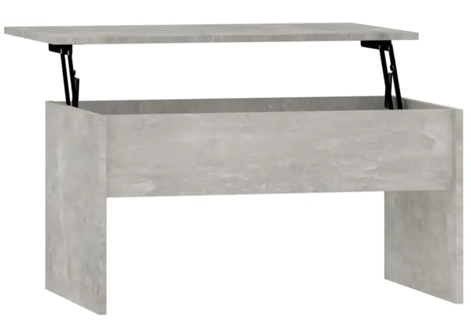 vidaXL Coffee Table Concrete Gray 31.5"x19.9"x16.3" Engineered Wood