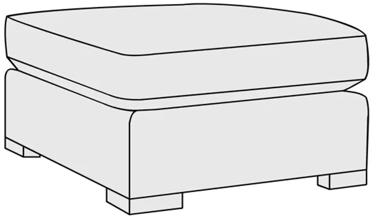 Germain Fabric Ottoman