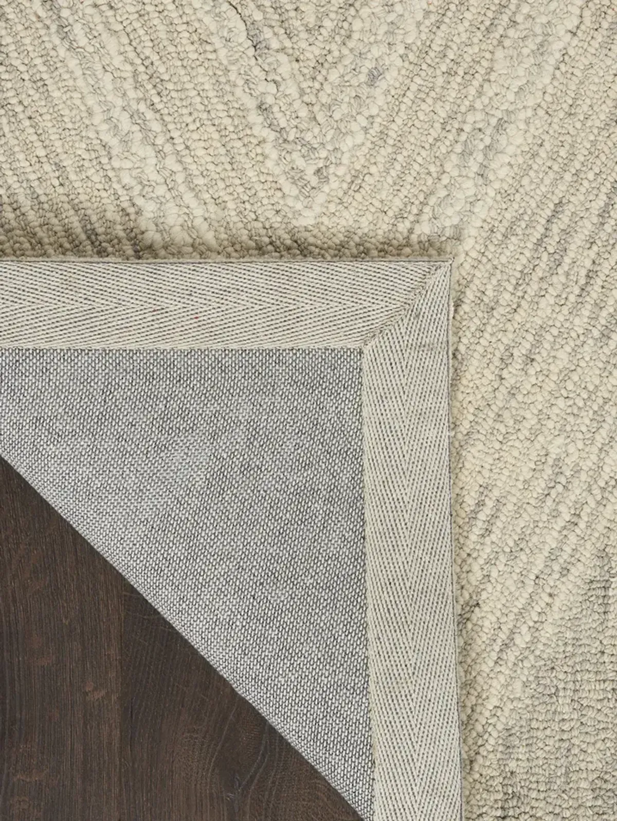 Interlock ITL04 Ivory/Gray 3'9" x 5'9" Rug