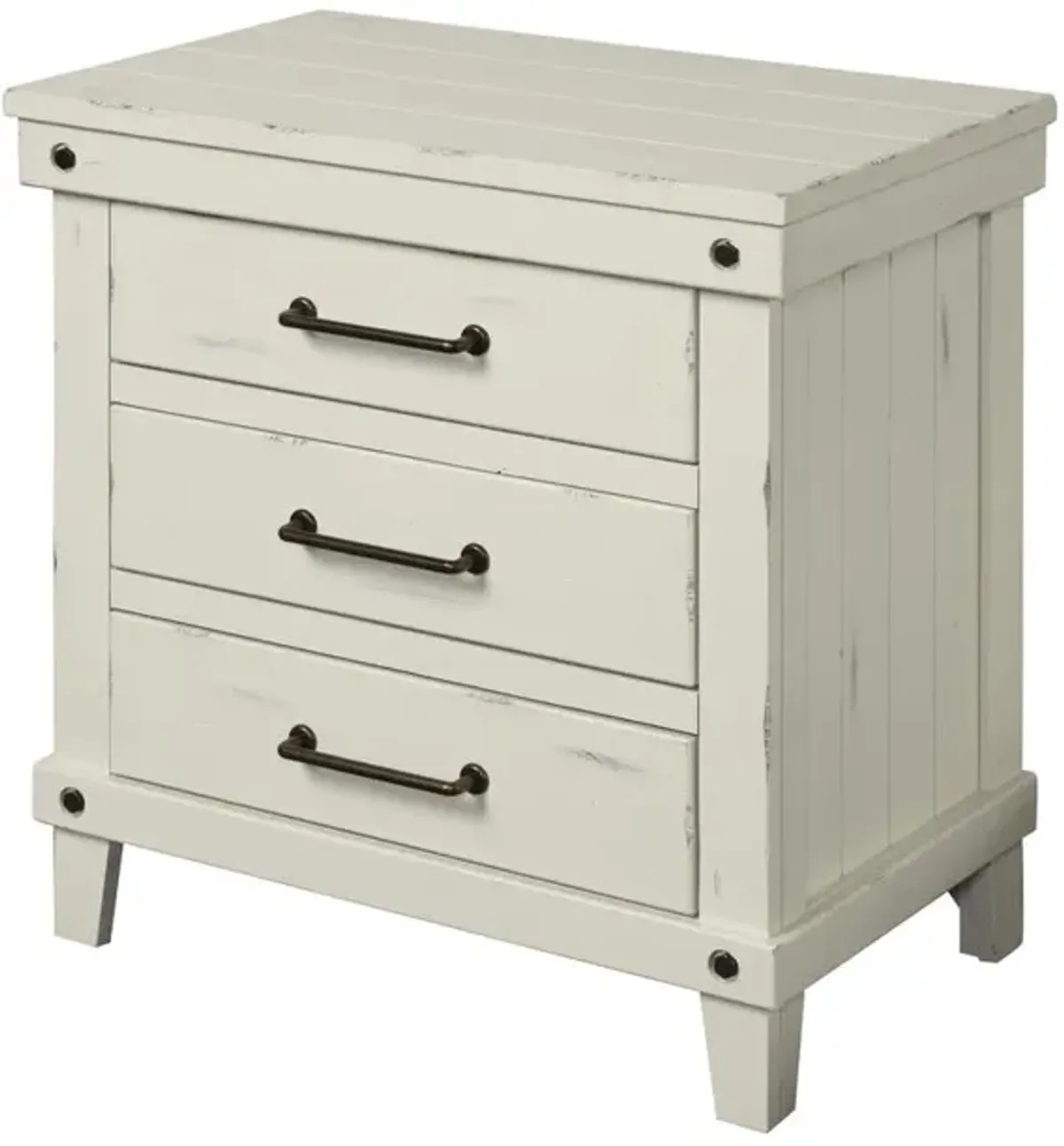 Spruce Creek White Nightstand