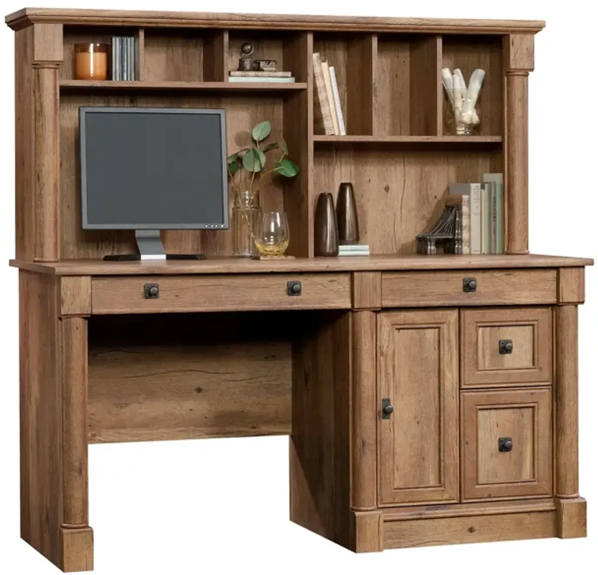 Palladia Computer Desk and Hutch