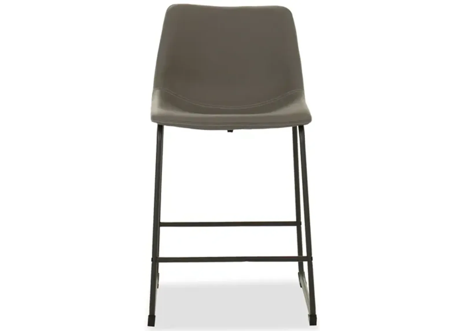 Centiar Upholstered Bar Stool, Gray