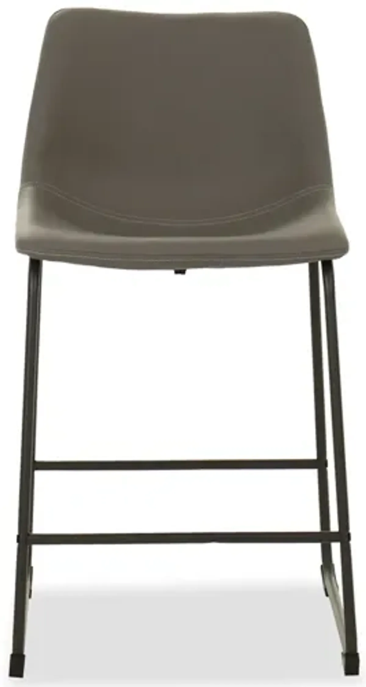 Centiar Upholstered Bar Stool, Gray