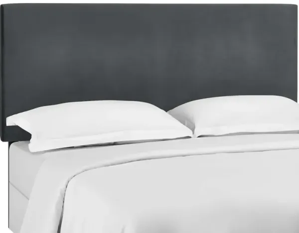 Modway - Taylor King and California King Upholstered Performance Velvet Headboard Gray