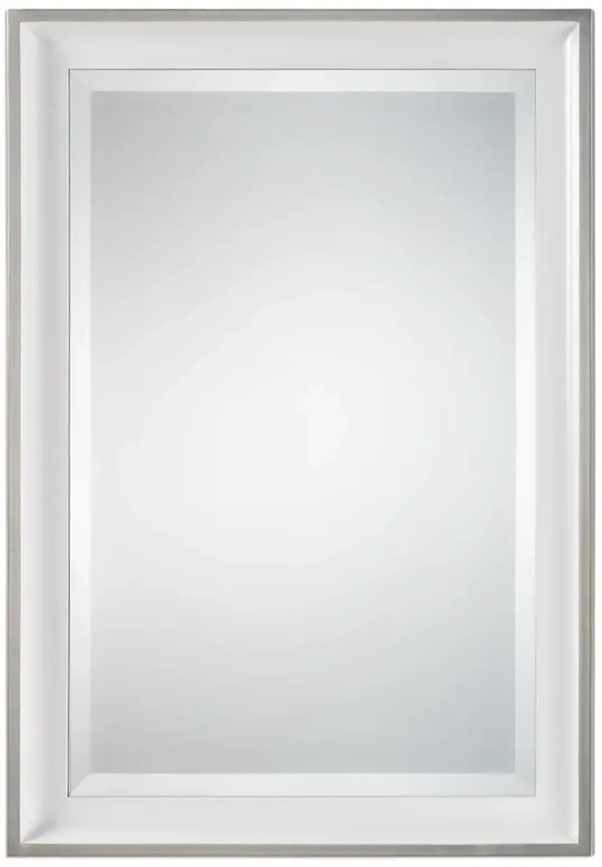 Uttermost Lahvahn White Silver Mirror