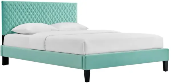 Modway - Garcelle Performance Velvet King Platform Bed