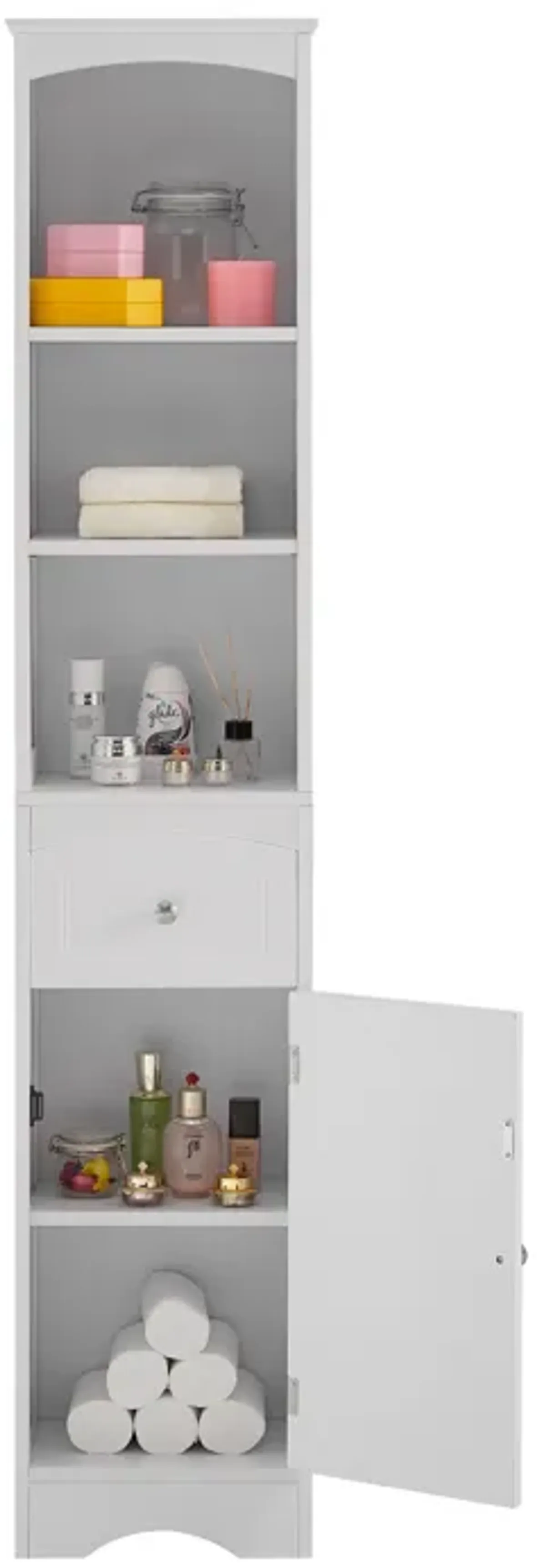 Merax Classic Freestanding Bathroom Storage Cabinet with Drawer