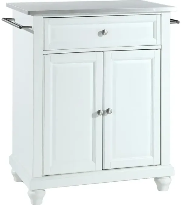 Cambridge Stainless Steel Top Portable Kitchen Island/Cart