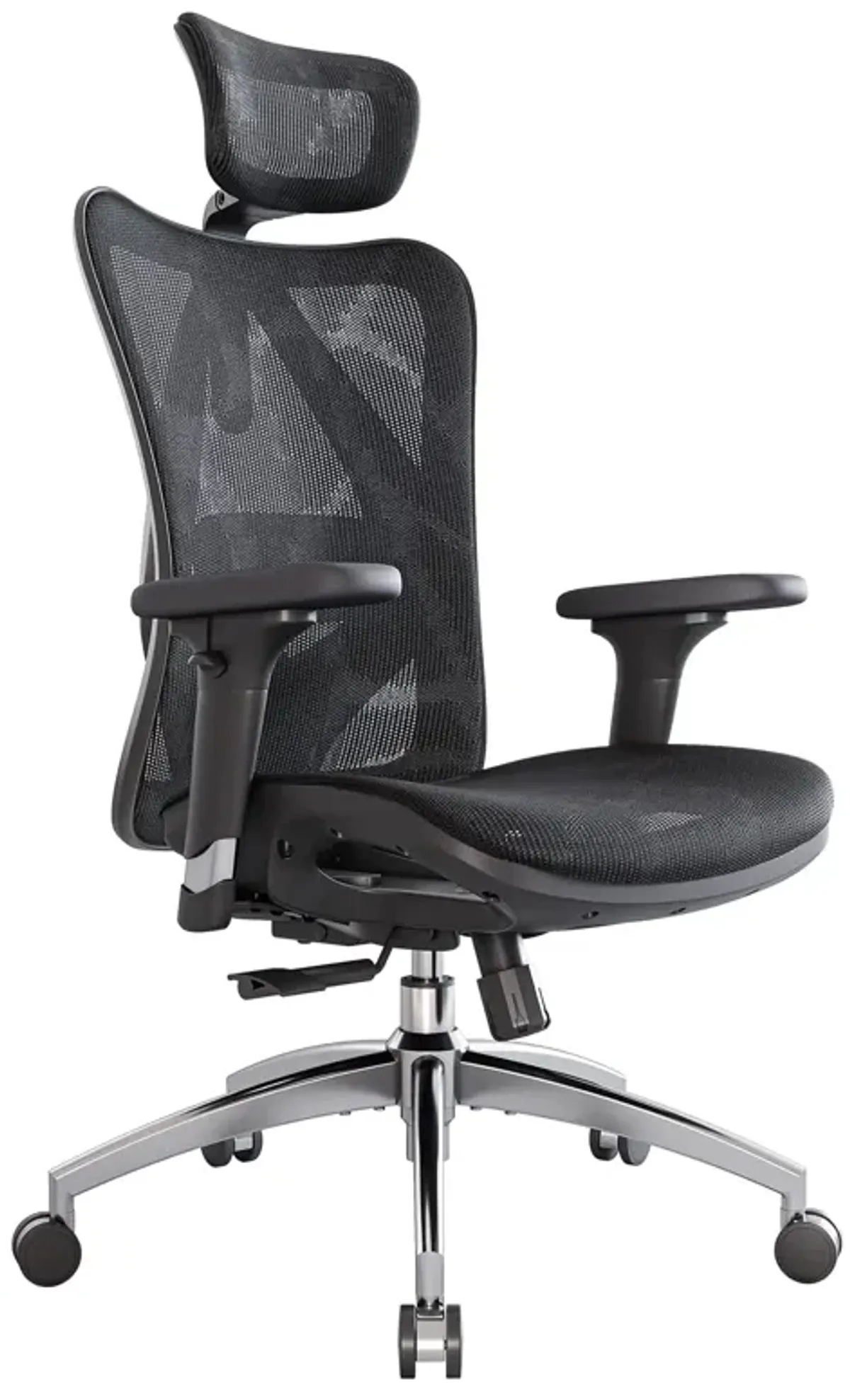 SIHOO M57 Ergonomic Office Chair with 3 Way Armrests Lumbar Support and Adjustable Headrest High Back Tilt Function Black