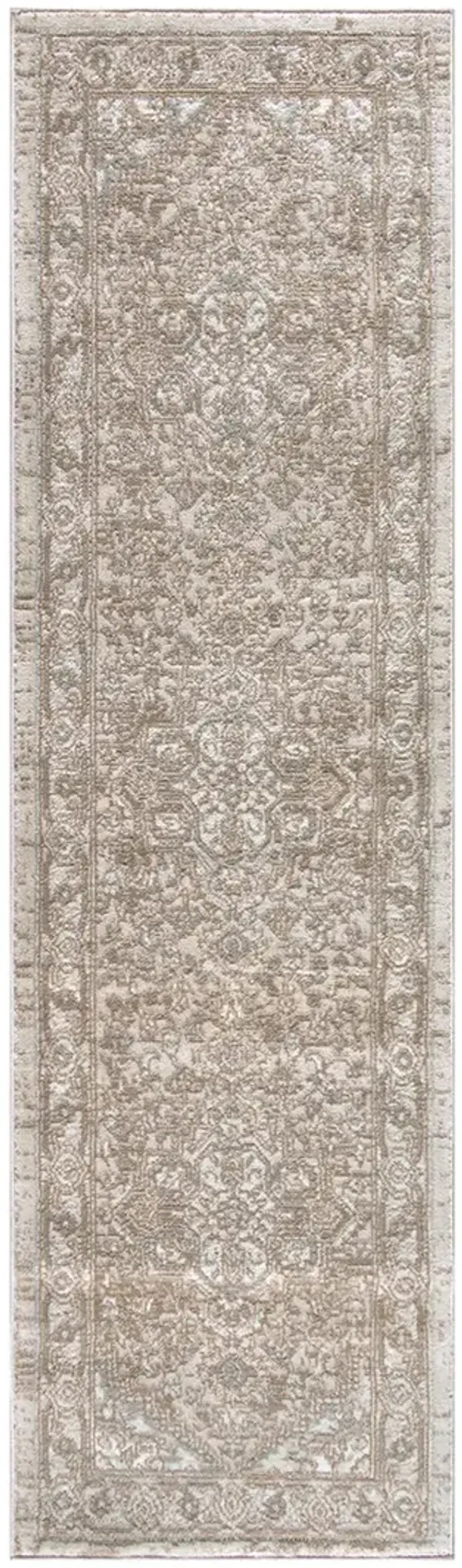 Quarry QUA05 Beige 2'2" x 7'6" Rug