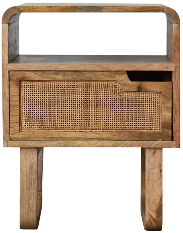 Tallin Solid Wood 1 Drawer Nightstand