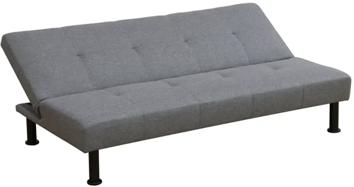 64 in. Linen Twin Size Sofa Bed