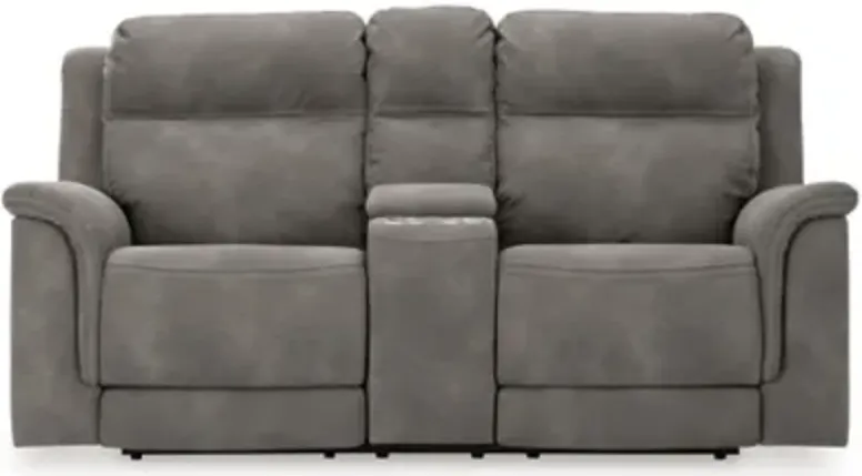 DuraPella Power Reclining Loveseat with Console