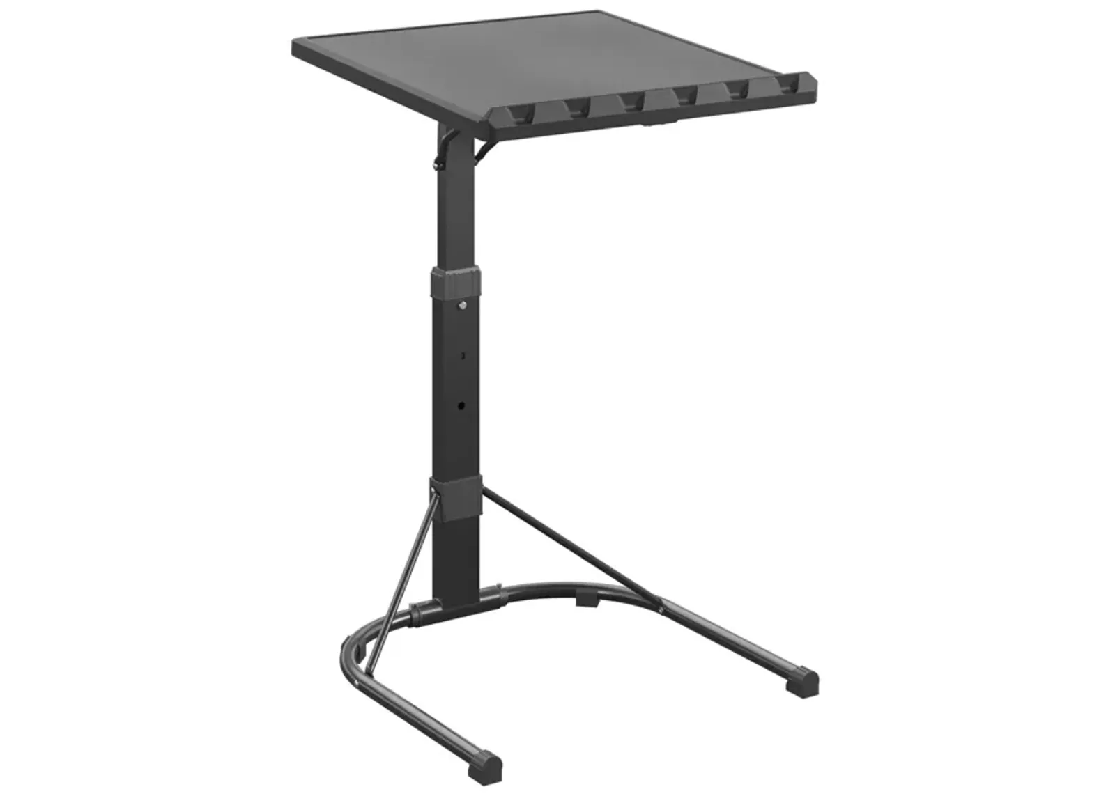 COSCO Multi-Purpose Personal Folding Activity Table with Adjustable Height and Tilt, Gray