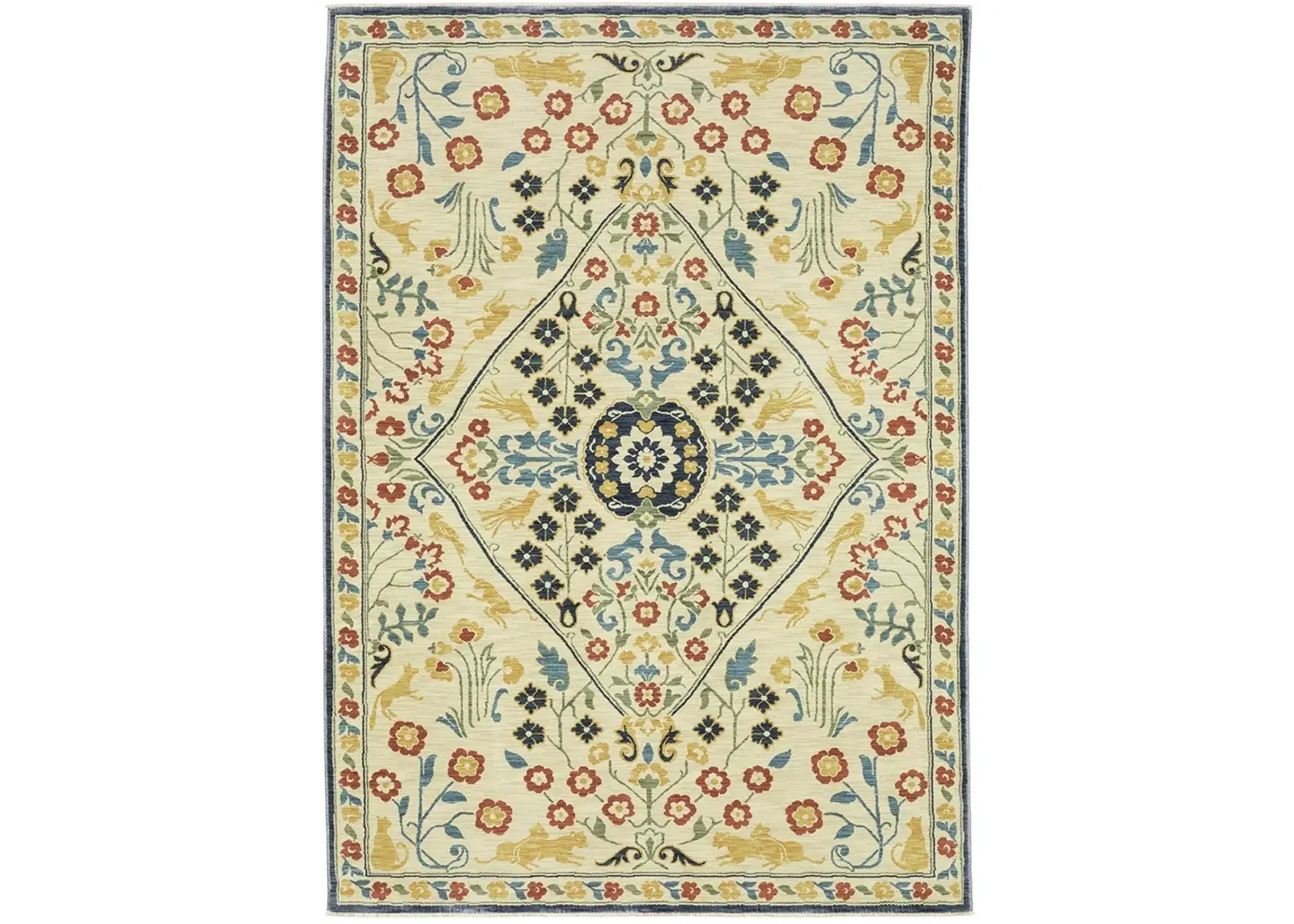 Francesca 3'3" x 5' Ivory Rug