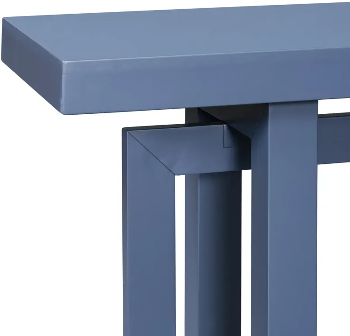 Merax Contemporary Console Table with Wood Top