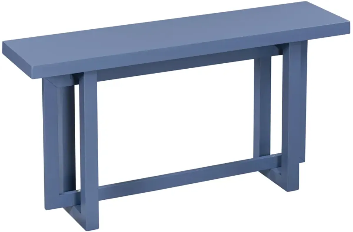 Merax Contemporary Console Table with Wood Top