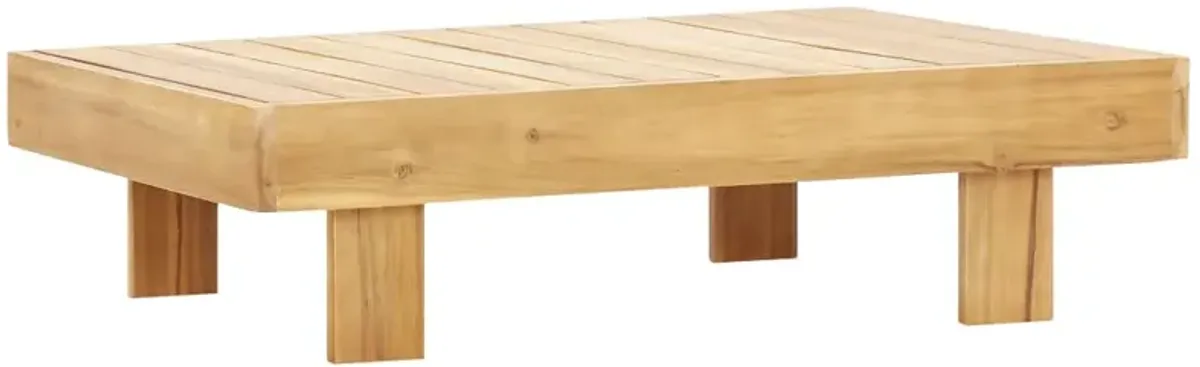 vidaXL Coffee Table 39.4 x 23.6 x 9.8 Solid Acacia Wood