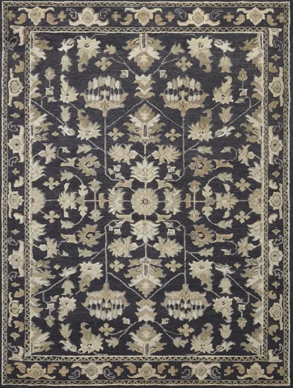 Ingrid ING-03 Navy / Multi 2''6" x 7''9" Rug by Magnolia Home By Joanna Gaines