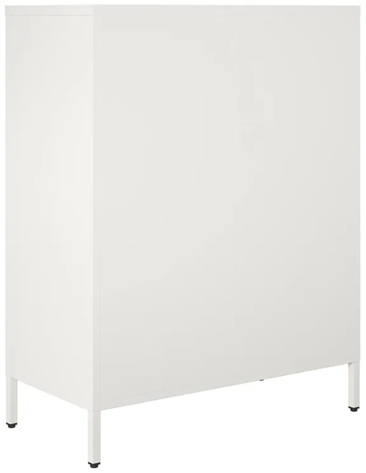 Shadwick 4 Door Metal Locker Style Accent Storage Cabinet