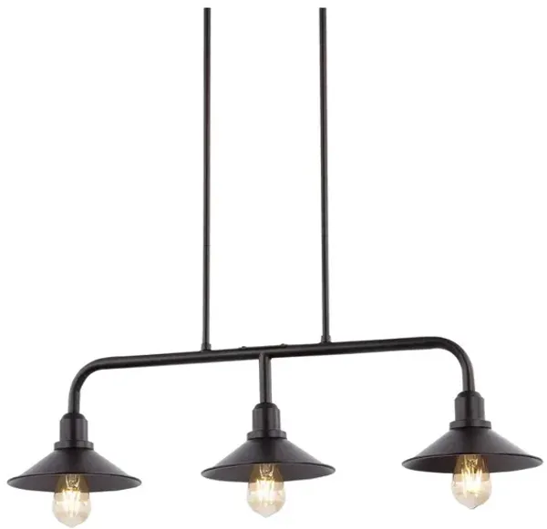 Cade 3-Light Metal Farmhouse Industrial LED Pendant