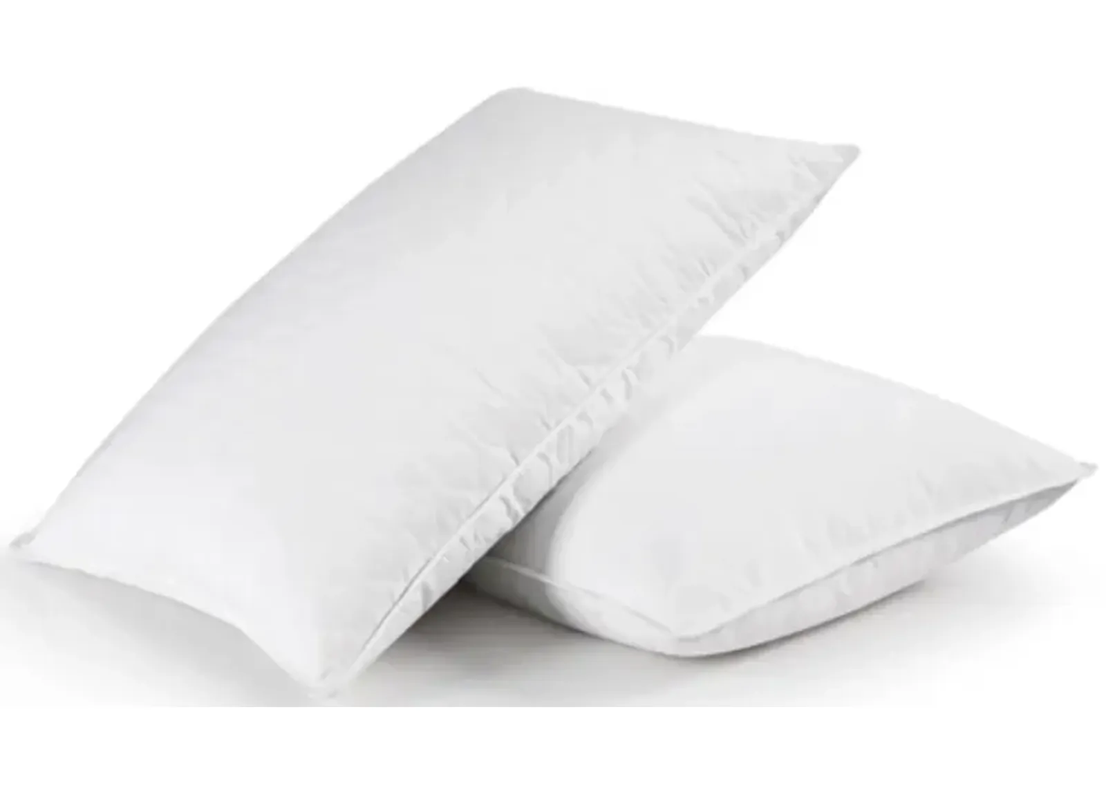 Hivvago Set of 2 Machine Washable Down Feather Blend Pillow in Standard/Queen size