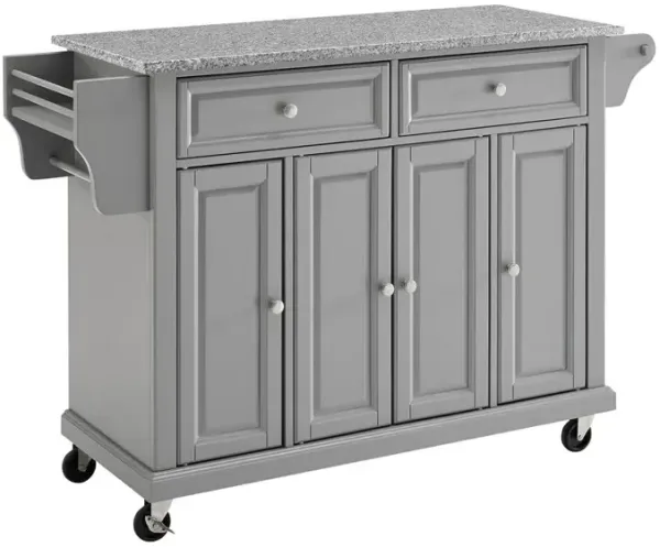 Crosley Furniture Full Size Granite Top Kitchen Cart