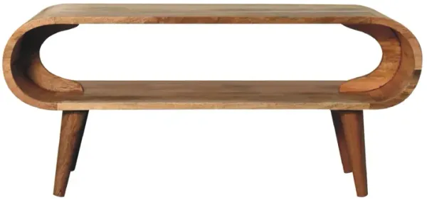 Artisan Furniture solid Wood Amaya Nordic Style Oak-ish Coffee Table