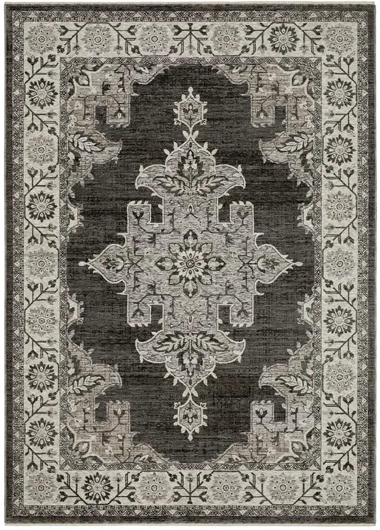 Chamberlain 3'3" x 5' Grey Rug